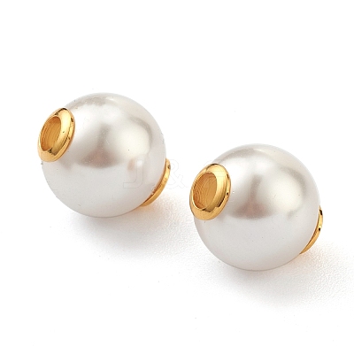 Plastic Imitation Pearl Beads STAS-Z009-01B-G-1