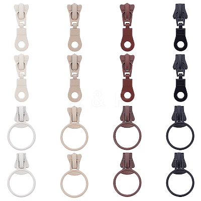 Zinc Alloy Replacement Zipper Sliders PALLOY-BC0001-05-1