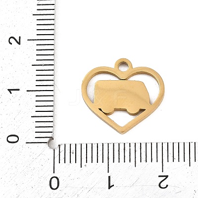 304 Stainless Steel Charms SA-CBAE30B-03G-G-1