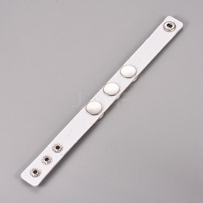 Imitation Leather Cord Bracelets BJEW-WH0009-05L-1