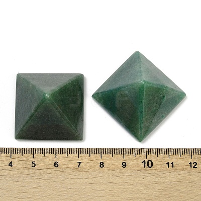 Natural Green Aventurine Orgonite Pyramid Display Decorations G-C186-07L-1