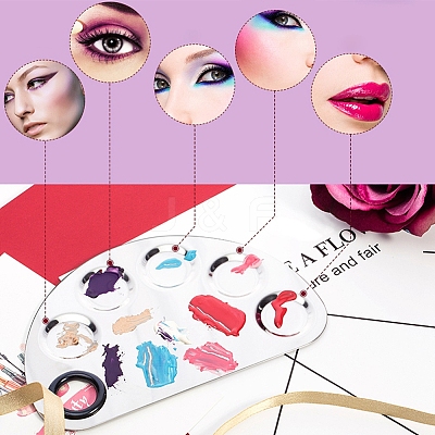 Stainless Steel Palette and Double Head Spoon Palette Spatulas Stick Rod MRMJ-GL0001-01P-1