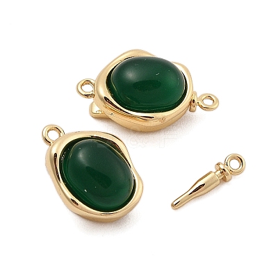 Brass Box Clasps KK-C075-13G-02-1