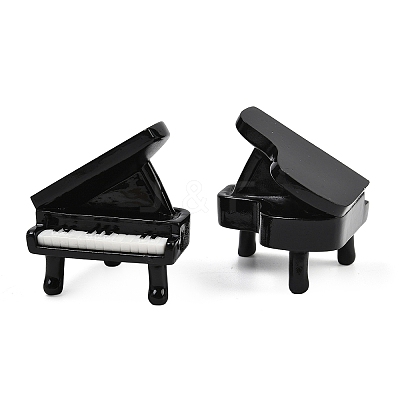 Musical Instrument Theme Resin Grand Piano Miniature Ornaments RE-CBA17C4-20E-1