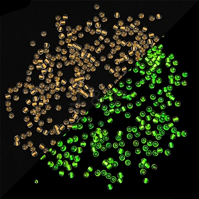 11/0 Luminous Glass Seed Beads LUMI-PW0001-186A-03-1