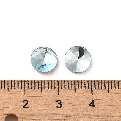 Glass Rhinestone Cabochons RGLA-P037-10B-D202-1