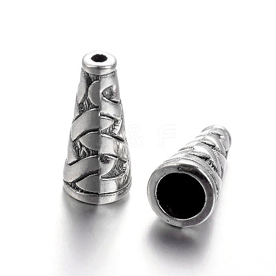 Tibetan Style Alloy Bead Cone LS-TIBEB-00821-AS-NR-1