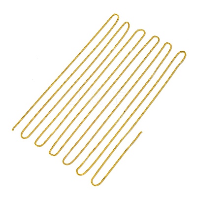 DIY Brass Chain Extender/End Chains Making Kits DIY-FS0005-61G-1