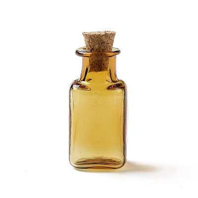 Rectangle Miniature Glass Bottles GLAA-H019-06D-1