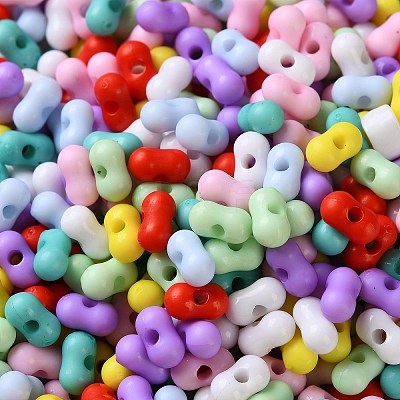 Opaque Acrylic Beads MACR-L010-01-1
