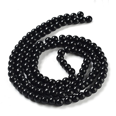 Baking Paint Pearlized Glass Pearl Round Bead Strands X-HY-Q003-6mm-80-1