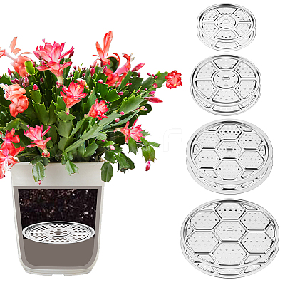 8Pcs 4 Styles 410 Stainless Steel Steamer Mat AJEW-OC0015-16-1
