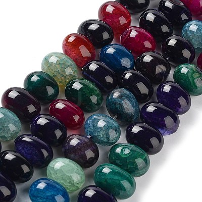 Natural Agate Beads Strands G-G021-03A-14-1