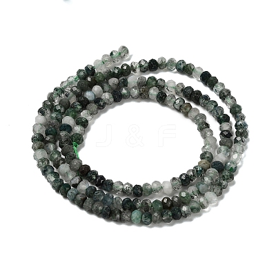 Natural Moss Agate Beads Strands X-G-C228-A01-2x3mm-1
