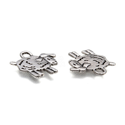 Tibetan Style Zinc Alloy Sheep Pendants X-PALLOY-F009-03-1