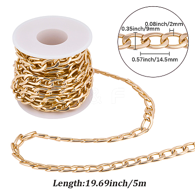 Oxidation Aluminum Cuban Link Chains CHA-BM0001-02-1