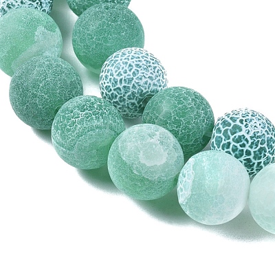 Natural Weathered Agate Beads Strands G-L534-11-10mm-1