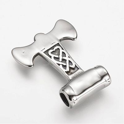 304 Stainless Steel Pendants STAS-F063-56-1