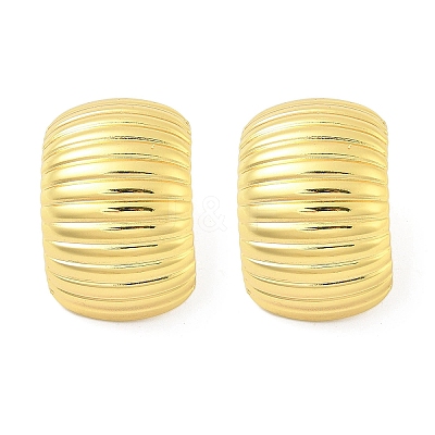 304 Stainless Steel Stud Earrings for Women LS-EJEW-A125-59G-1