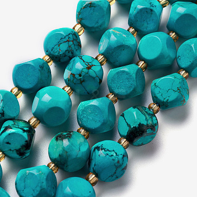 Synthetic Magnesite Bead Strands G-M367-22B-1-1
