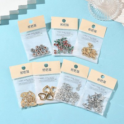 SHEGRACE Brass Cubic Zirconia Beads XGRQ4H529-682G-B-1