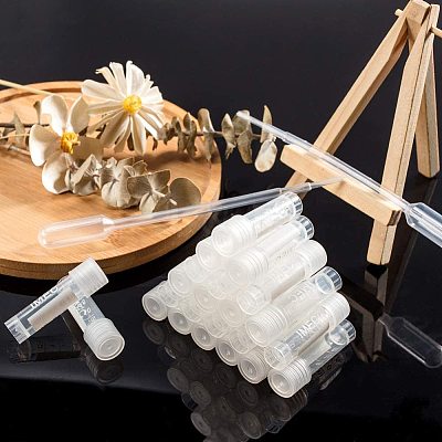 Graduated Tube Plastic Bead Containers CON-PH0001-74-1
