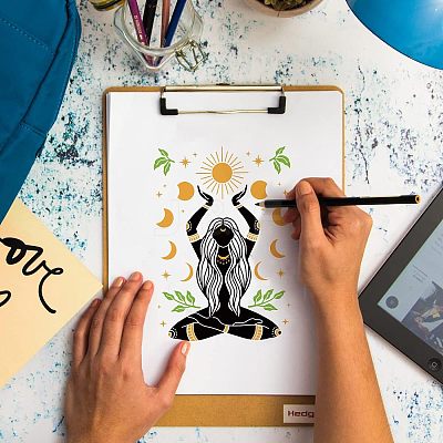 Self-Adhesive Silk Screen Printing Stencil DIY-WH0337-044-1