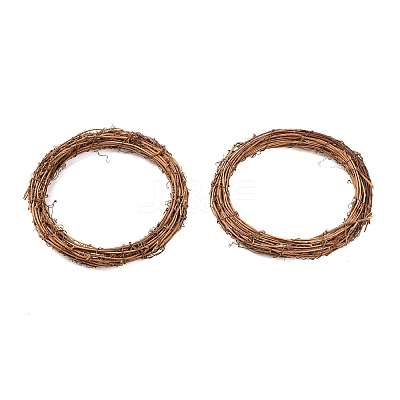 Circle Shape Rattan Vine Branch Wreath Hoop LS-DIY-B022-01E-1