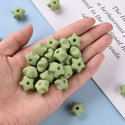 Acrylic Beads OACR-S039-01-83-1