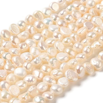 Natural Keshi Pearl Beads Strands PEAR-E017-28-1