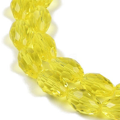 Transparent Glass Beads Strands EGLA-N013-T10mm-D26-1