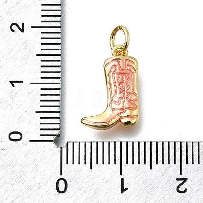 Brass Enamel Pendants KK-K400-50G-02A-1