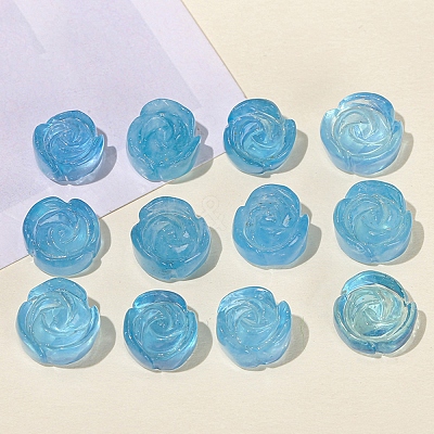 Natural Aquamarine Carved Beads PW-WGD3A91-01-1
