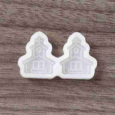 Easter Theme Ear Stud Ornament Silicone Molds DIY-J009-01F-1
