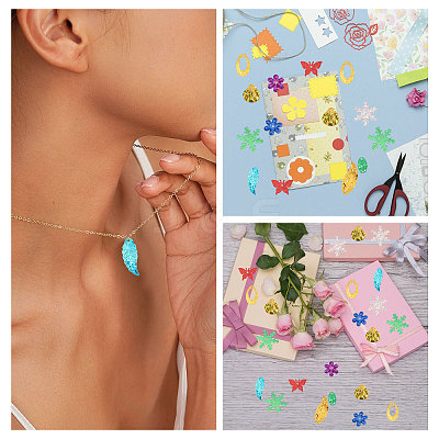 Electroplate Plastic Pendants FIND-CA0011-30-1