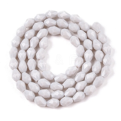 Opaque Solid Color Beads Strands EGLA-N013-P6mm-D05-1