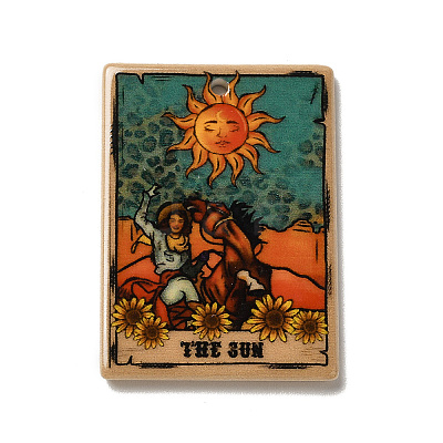 Printed Acrylic Pendants MACR-O046-01D-1