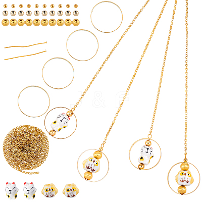 DIY Pendant Decoration Making Kits DIY-SC0013-68-1