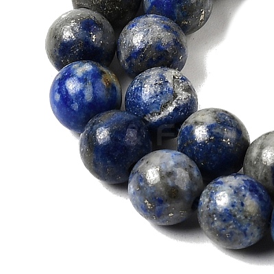 Natural Lapis Lazuli Beads Strands G-A163-07-6mm-1