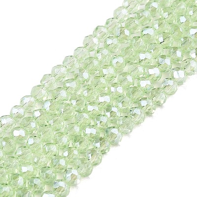 Electroplate Glass Beads Strands EGLA-A044-T1mm-A09-1