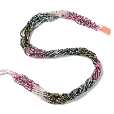 Natural Tourmaline Beads Strands G-P514-A07-01-1