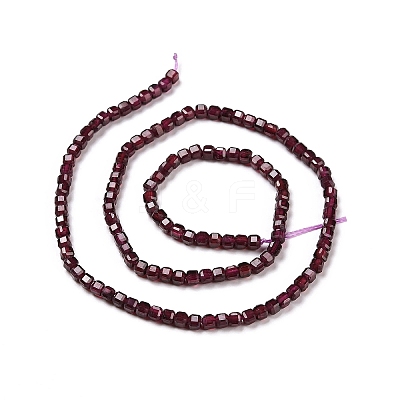 Natural Brazil Garnet Beads Strand G-C009-B05-1
