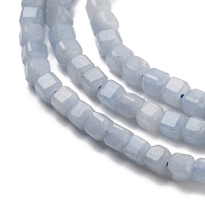 Natural Angelite Beads Strands G-H042-B17-01-1