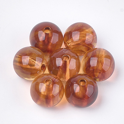 Acrylic Beads OACR-S029-059E-1