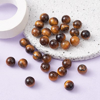 Natural Tiger Eye Beads Strands G-YW0001-56C-1