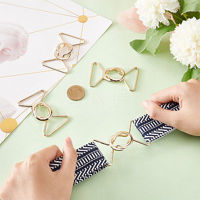 6Pcs Alloy Belt Buckles FIND-BC0004-73G-1