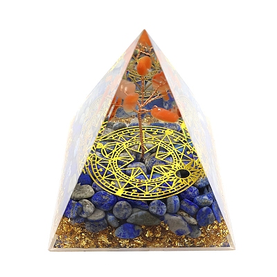 Orgonite Pyramid Resin Energy Generators PW-WG982CD-01-1