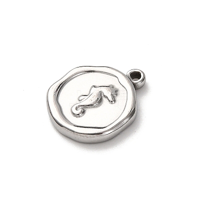 304 Stainless Steel Pendants STAS-I348-02P-03-1
