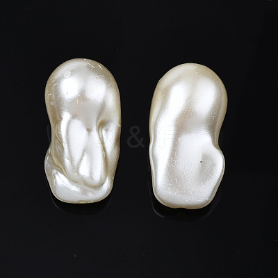 ABS Plastic Imitation Pearl Beads KY-T023-032-1
