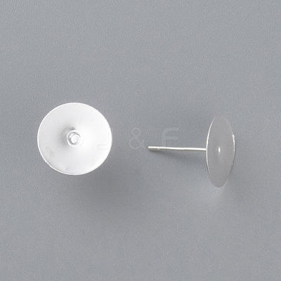 304 Stainless Steel Stud Earring Findings STAS-H436-24S-12mm-1